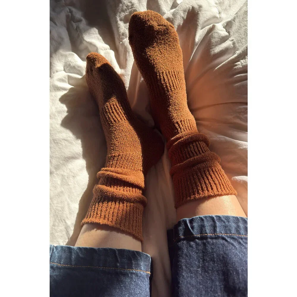 Le Bon Shoppe - Airy Puffin Socks | Whisky